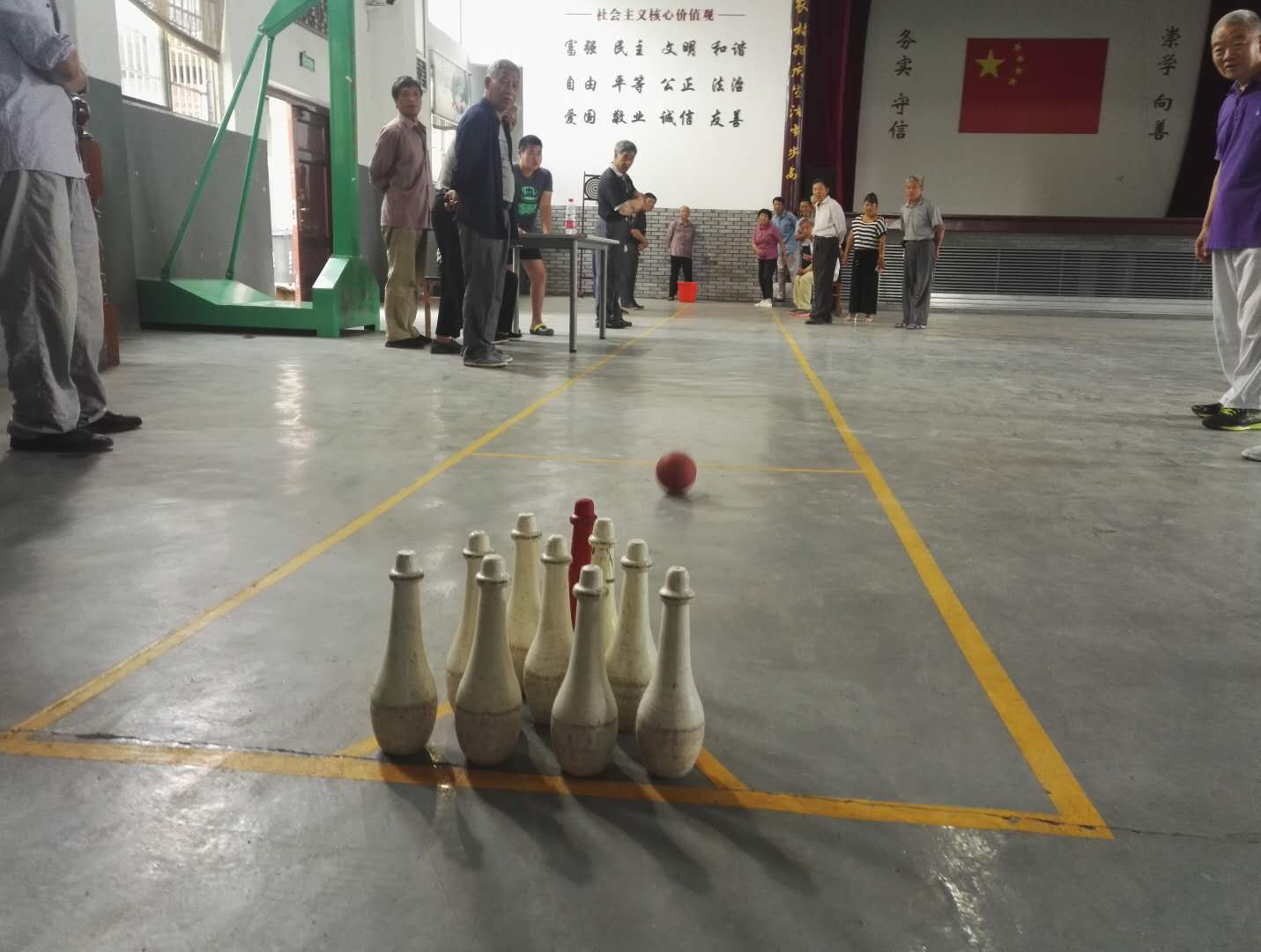 新昌乡镇积极开展老年人健身活动