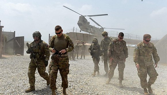 　美军在阿富汗执行任务资料图。图片来源：视觉中国