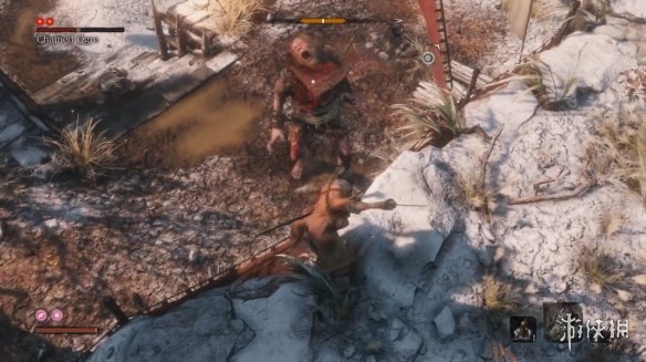 《只狼》赤鬼无伤打法 强攻智取不好使 来试试邪道吧