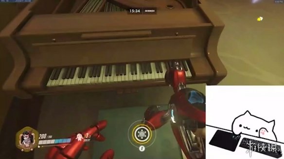 用《守望先锋》新地图中的钢琴演奏 各种经典曲让人惊叹