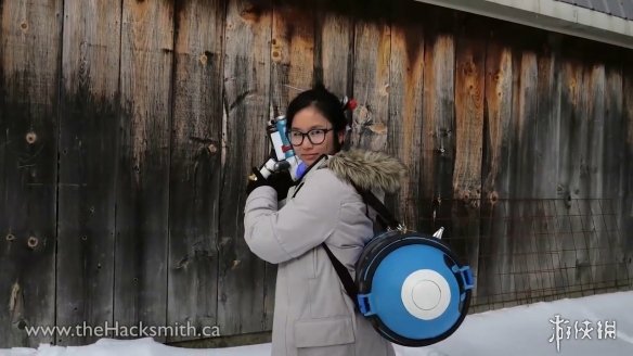 大神打造真实版《守望先锋》小美冰枪 造型还原威力强大!