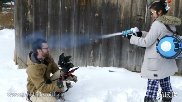 大神打造真实版《守望先锋》小美冰枪 造型还原威力强大!