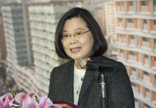 台湾地区领导人蔡英文。（图片来源：台湾《中时电子报》）