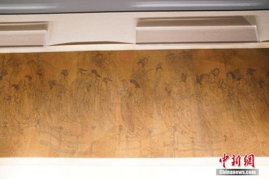图为画作局部。 <a target='_blank' href='http://www.chinanews.com/'>中新社</a>记者 杜洋 摄