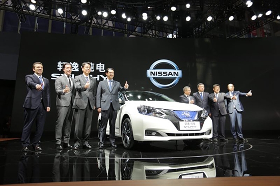日产亮相北京车展 开启全新电动汽车时代