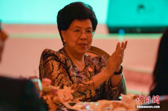 世衛組織總幹事陳馮富珍。 中新社記者 駱雲飛 攝 世衛組織總幹事陳馮富珍。 中新社記者 駱雲飛 攝