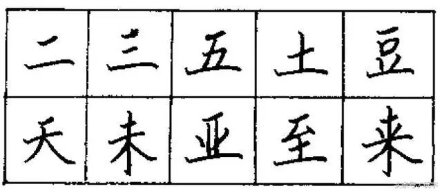 硬笔楷书书法教程基本笔画横竖撇捺挑折的写法