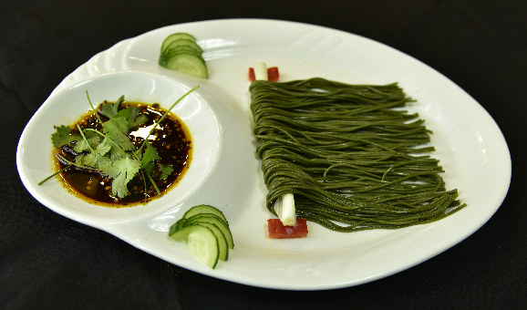 巫山翡翠面条:色如翡翠,爽滑可口