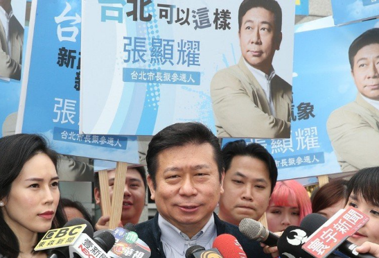 国民党台北市长初选开打,张显耀抛重塑台北中心新轴线。(图片来源:台湾《联合报》)
