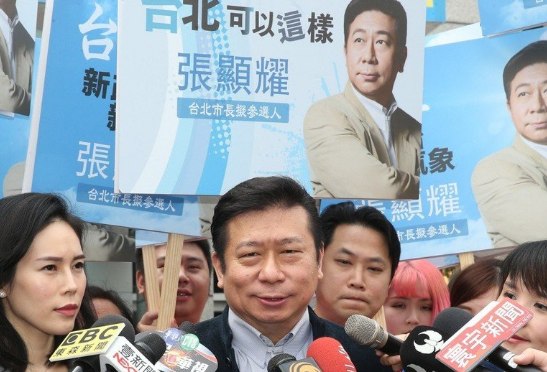 国民党台北市长初选开打，张显耀抛重塑台北中心新轴线。（图片来源：台湾《联合报》）