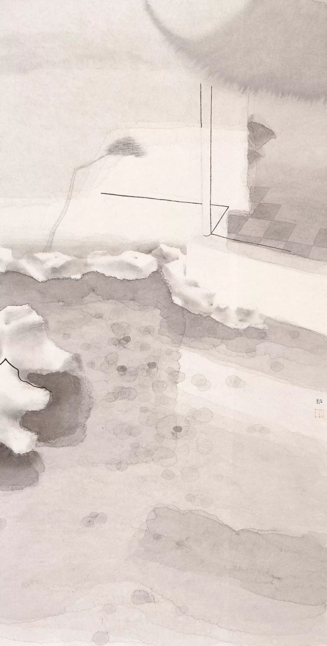 艺术动态丨他的水墨：沈勤作品展开幕