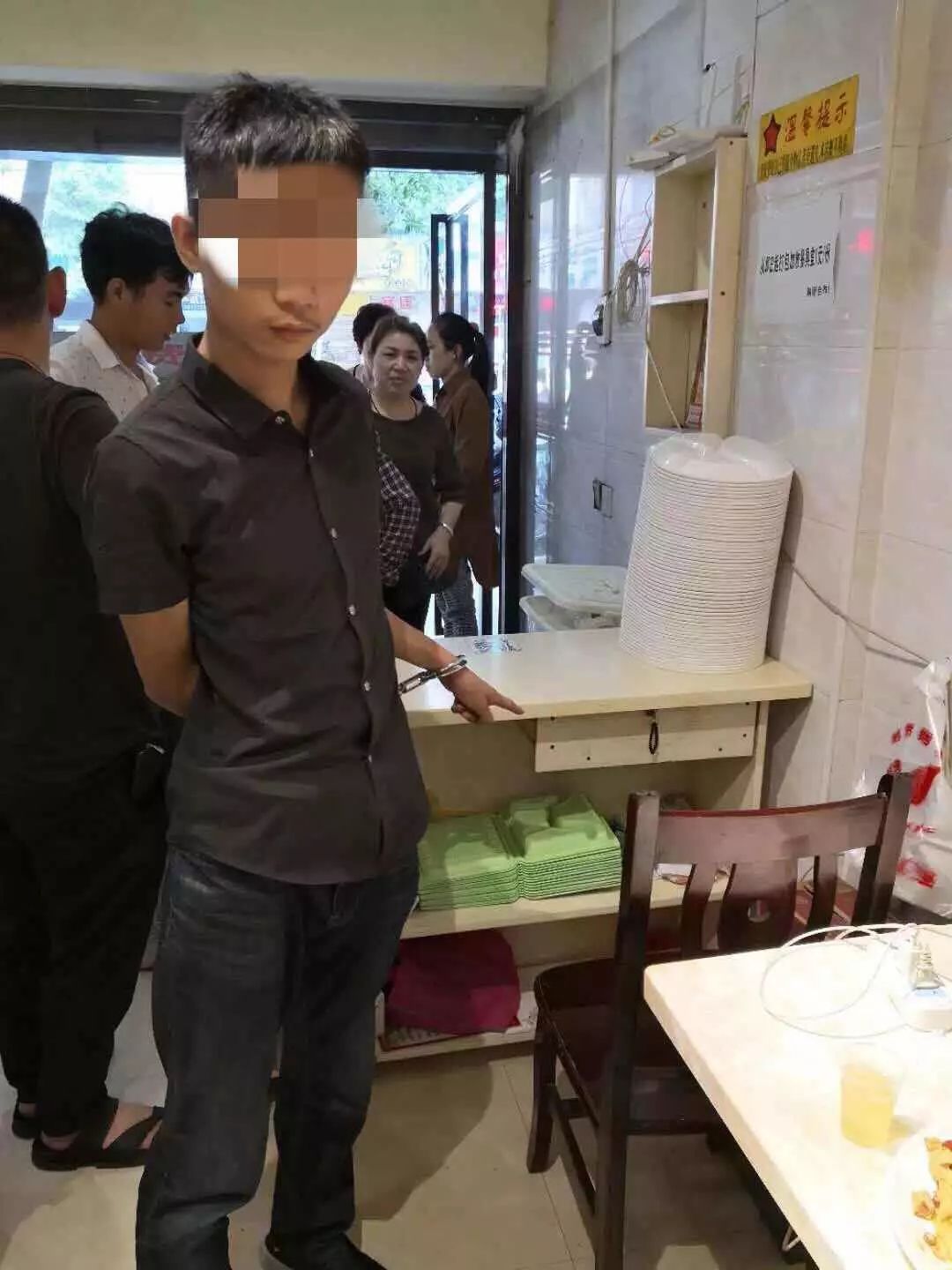 犯罪嫌疑人指认现场