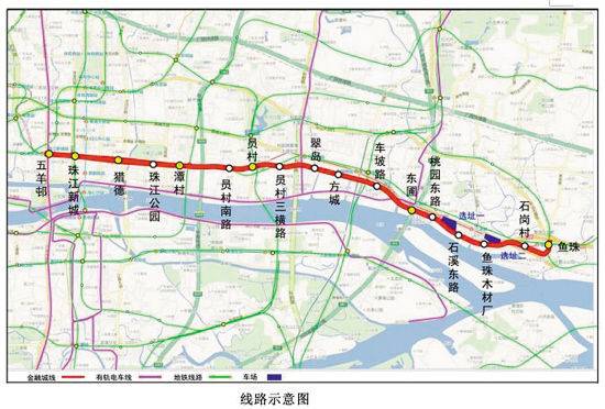 这些区今后都通有轨电车，960万广州人出行更方便!