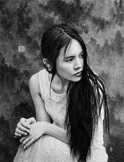 这组圆珠笔钢笔画惊艳了时光