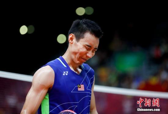 资料图:李宗伟在比赛中。 <a target='_blank' href='http://www.chinanews.com/' >中新网</a>记者 杜洋 摄