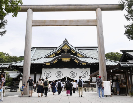 资料图:靖国神社(图源:共同社)