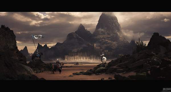 游戏设计师绘制《散人传奇最大网站》原画 场面恢弘,令人震撼