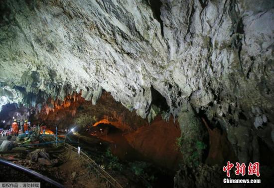 资料图:泰国清莱府山区洞穴。