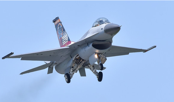 F-16战机（图源：东森新闻云）