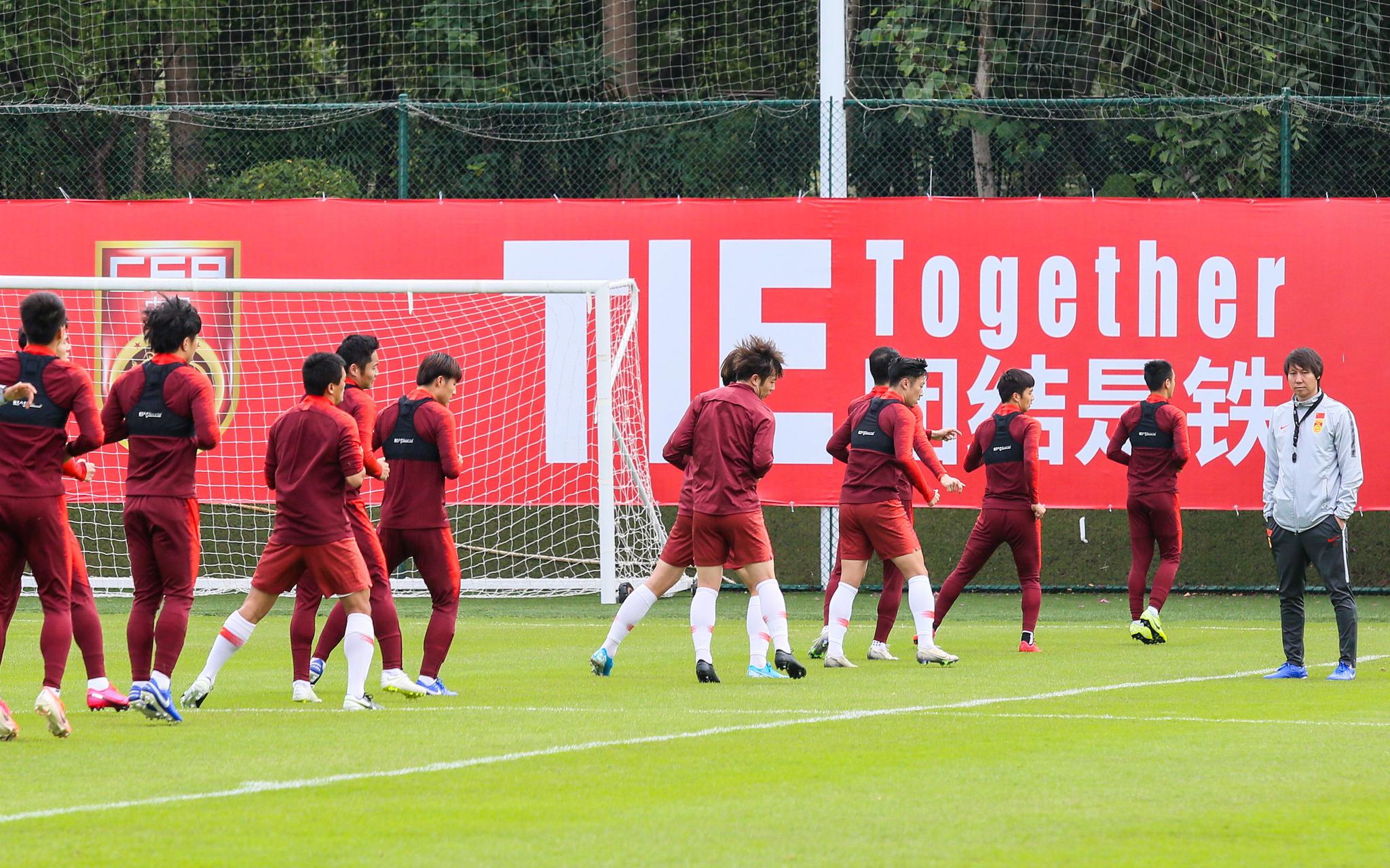 国足将于3月上旬集结。资料图/Osports