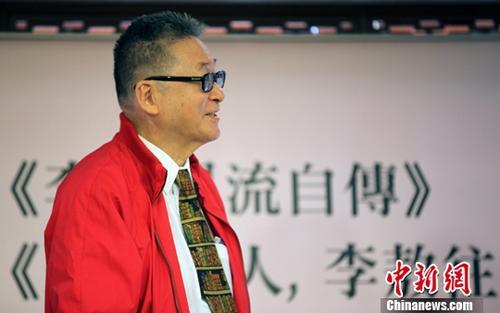 李敖资料图。中新社记者 刘舒凌 摄
