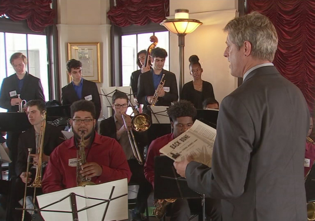 矶中学爵士乐团来华演出 搭建中美两国音乐桥