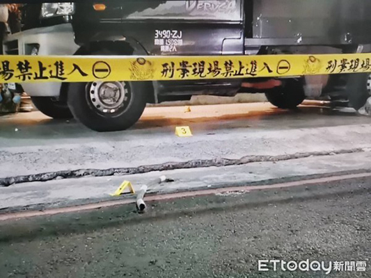 高雄湖内发生枪击案。(图片来源:台湾“东森新闻云”)