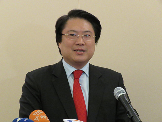 基隆市长林右昌。（图片来源：台湾《联合报》）