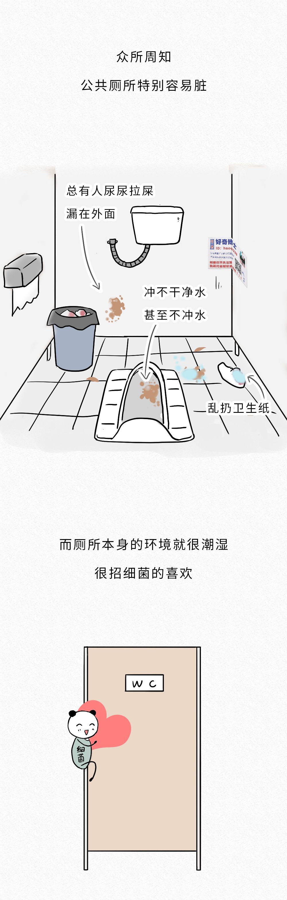 为啥公共厕所的门下面都要空一截？