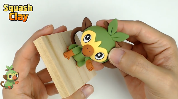 《宝可梦:剑/盾》粘土作品第三弹 完美复刻呆萌超音猴