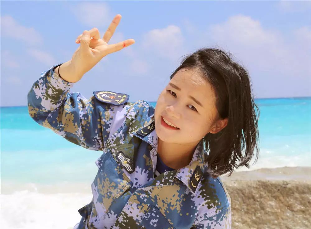 她们是南沙最美太阳花用美丽与坚强为女水兵代言