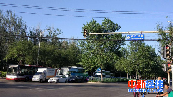 ▲清晨的後廠村路,老田每天的必經之地 受訪者供圖