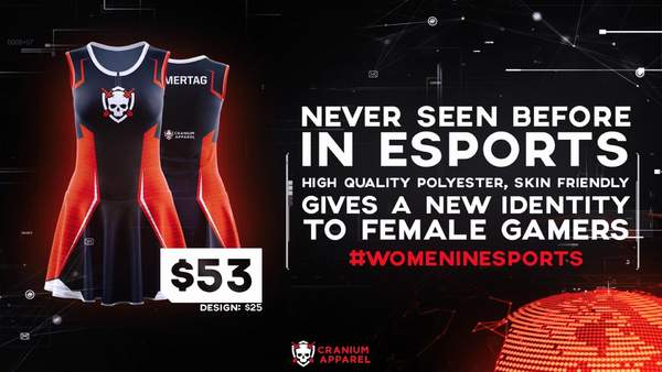 美国公司推出电竞裙引争议 没女性参与设计遭网友批评