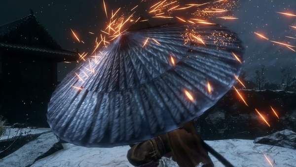 手工帝打造《只狼》机关伞 轻轻一按即可展开金城铁壁