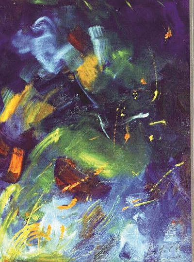 陈俊毅抽象绘画作品在沪亮相