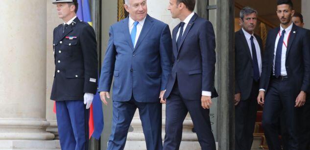 内塔尼亚胡访法 马克龙对中东局势升级发出警告