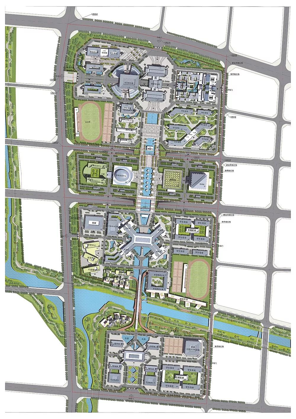 杨瑛工作室中标河南长垣职业教育园区项目