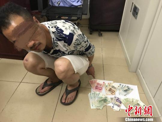 涉事男子　王晓斌　摄