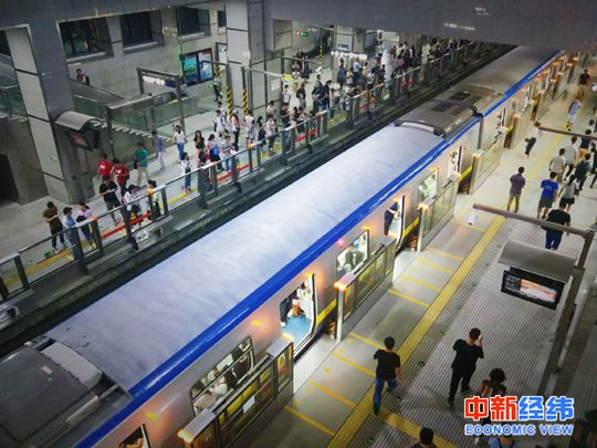 ▲西二旗地鐵站 中新經緯趙佳然攝