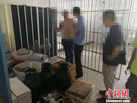 警方抓获犯罪嫌疑人。警方供图