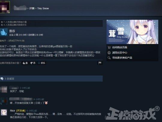 国产游戏上线steam获96%好评,因为作者扎心回复被国外玩家同情?