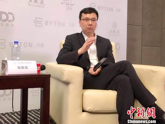 华为5G产品线总裁杨超斌 图源:中新网