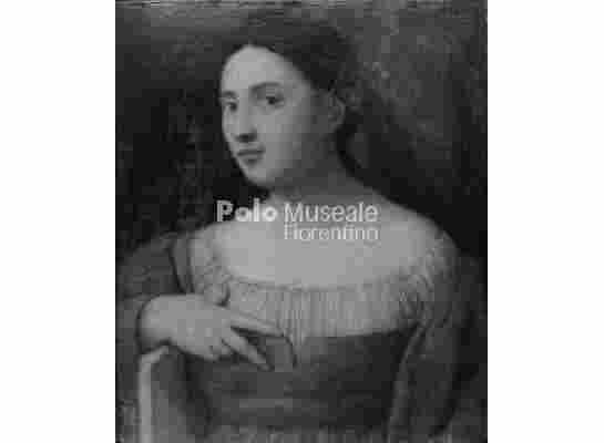 女子肖像 贾科博·内格莱蒂，又名老帕尔马 16世纪 木板油画 佛罗伦萨，乌菲齐美术馆