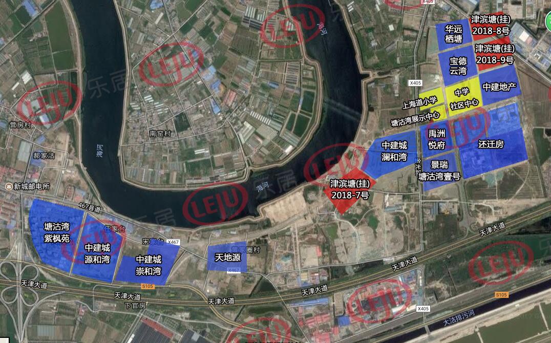 空港临港塘沽湾3板块同步挂地 滨海金九银十土地狂欢