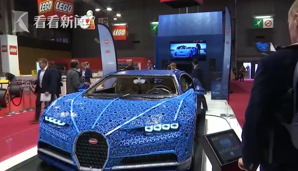 视频｜乐高用百万积木搭“布加迪威龙” 而且真能开！