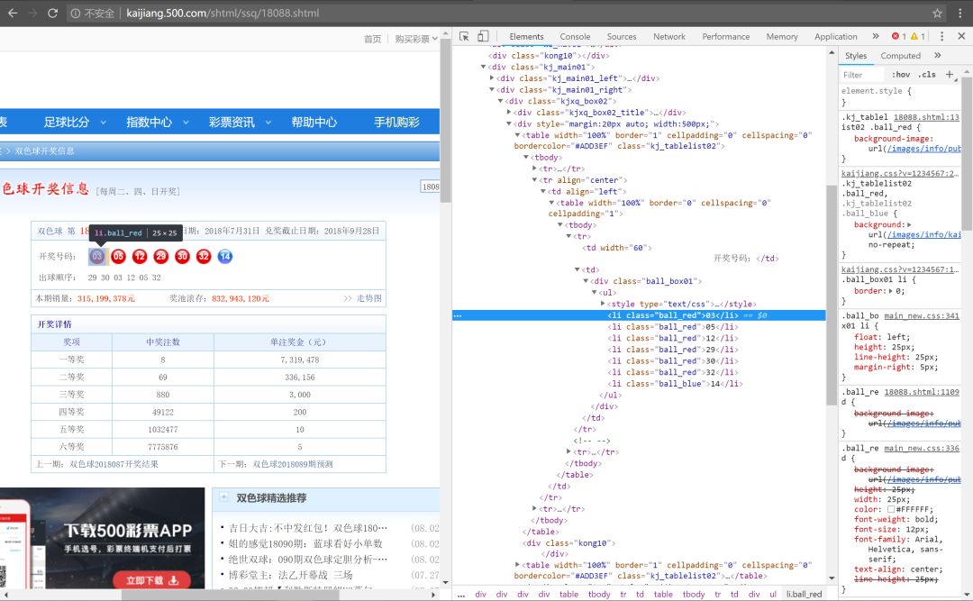 Python+Java简单分析这6年的双色球