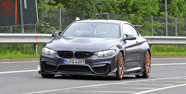 宝马M4 GTS升级版谍照曝光 造型更夸张