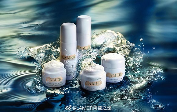包括海蓝之谜在内的护肤品业务是雅诗兰黛集团第一季度增长最快的业务 图片来源:@LAMER海蓝之谜 官方微博