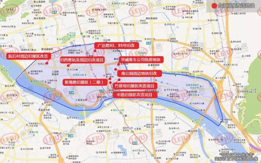 福州今年将征迁16755亩热土!五区详细征收地