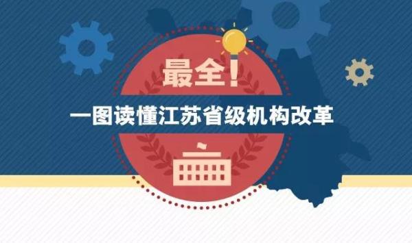 一图读懂江苏省级机构改革方案